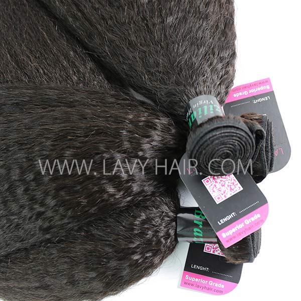 Superior Grade 3  bundles with 4*4 5*5 lace closure Kinky Straight Transparent /HD Lace Virgin hair Brazilian Peruvian Malaysian Indian