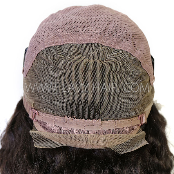 130% Density Silk Base Top Closure Full Lace Wigs Body Wave Human Hair