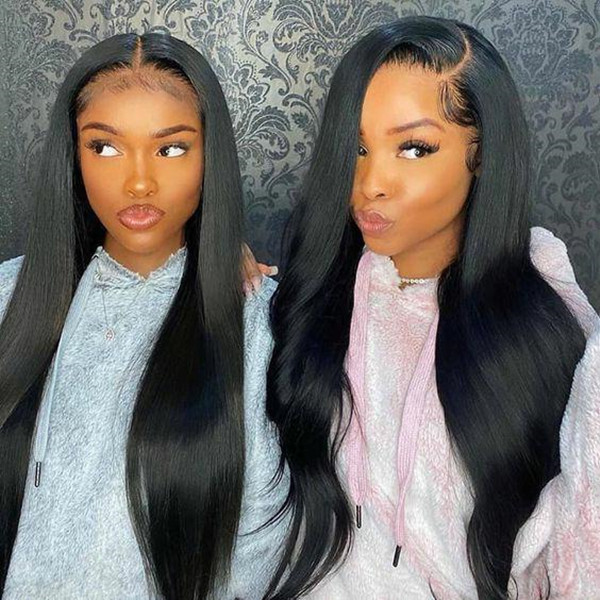130% Density Full Lace Wigs Straight Hair Human Hair Swiss Transparent Lace