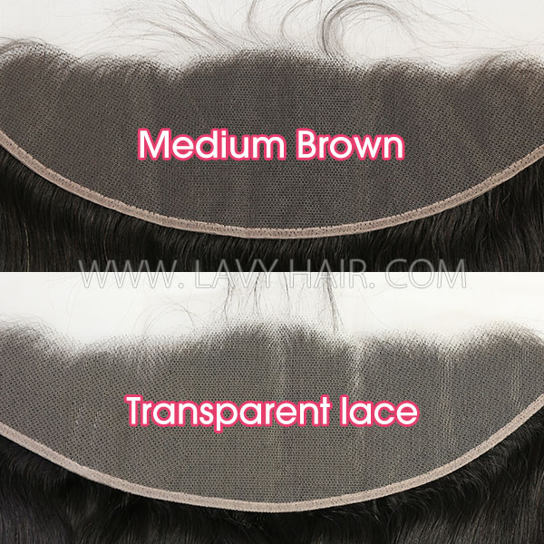 Superior Grade 4C Curly Hairline #1B Color Ear to ear 13*4 Lace Frontal Deep Wave Human hair Swiss lace