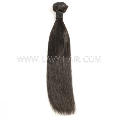 Advanced Grade 12A Straight Hair Unprocessed Human Virgin hair #1b color Wholesale extensions Brazilian Peruvian Malaysian Indian