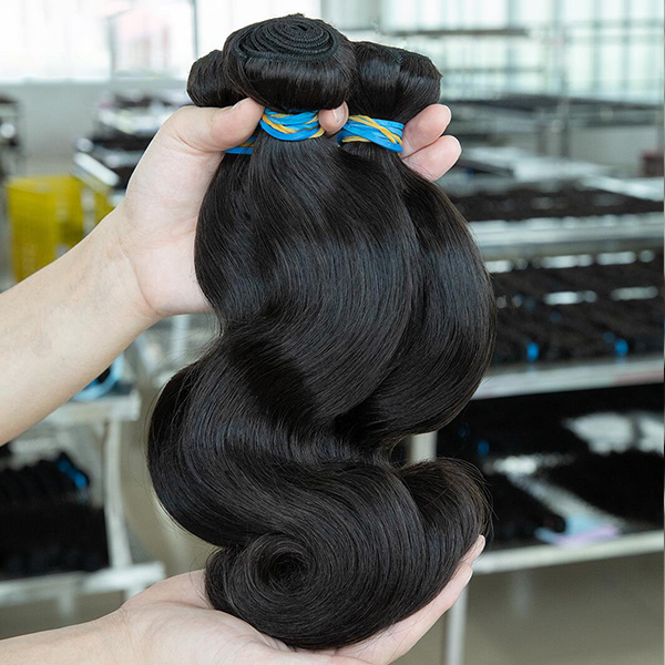 Lavy Hair 14A Top Grade Raw Hair Malaysian Peruvian Indian Hair Blue Band Color Even Body Wave Cuticle Aligned Unprocessed Bundle