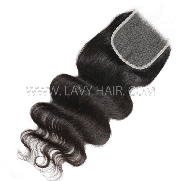 100% Purest Raw Hair Young Donor HD Lace Closure 4*4 5*5 6*6 7*7 Preplucked Natural Hairline Undetectable Melted Lace