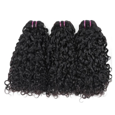 Super Double Drawn Fringe Curly (Same Full From Top To Tip) Virgin Human Hair Extensions 105 Grams/1 Bundle