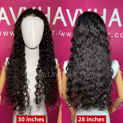 Glueless Wear Go Pre Bleached Natural Wave 200% Density HD Lace 4×4 5×5 13×4 13×6 Full Frontal Wigs Preplucked Natural Hairline Invisible Lace