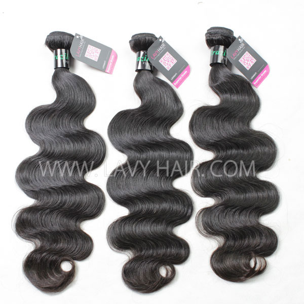 Superior Grade 3/4 bundles body wave Virgin Human hair extensions Brazilian Peruvian Malaysian Indian European Cambodian Burmese Mongolian