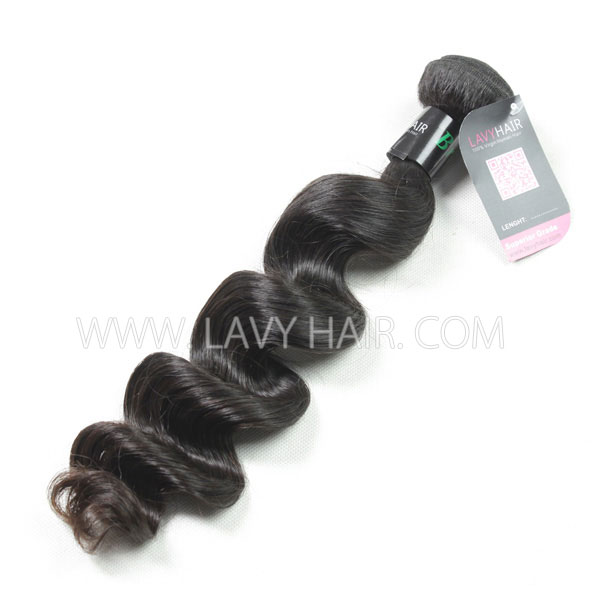 Superior Grade 3/4 bundles loose wave Virgin Human hair extensions Brazilian Peruvian Malaysian Indian European Cambodian Burmese Mongolian