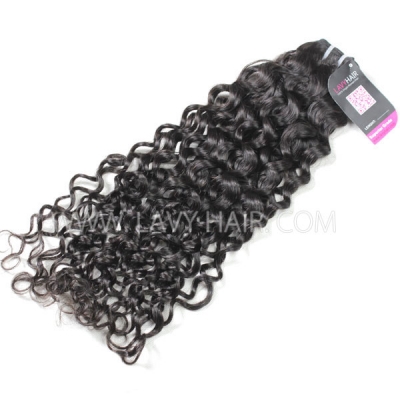 Superior Grade 1 Bundle Italian Curly Virgin Human Hair Extensions Brazilian Peruvian Malaysian Indian European Cambodian Burmese Mongolian