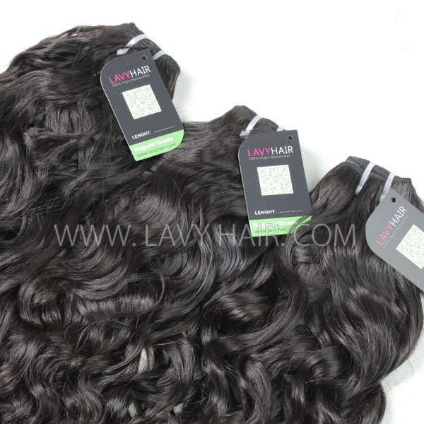 Regular Grade 1 bundle Cambodian Natural Wave Virgin Human hair extensions