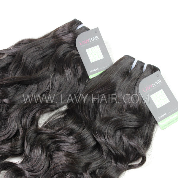 Regular Grade 1 Bundle Peruvian Natural Wave Virgin Human Hair Extensions