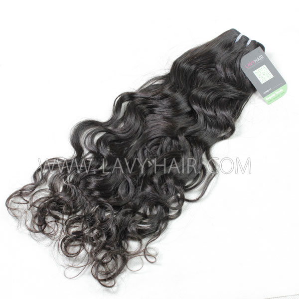Regular Grade 1 Bundle Peruvian Natural Wave Virgin Human Hair Extensions