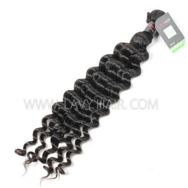 Regular Grade 1 Bundle Cambpdian Deep Wave Virgin Human Hair Extensions