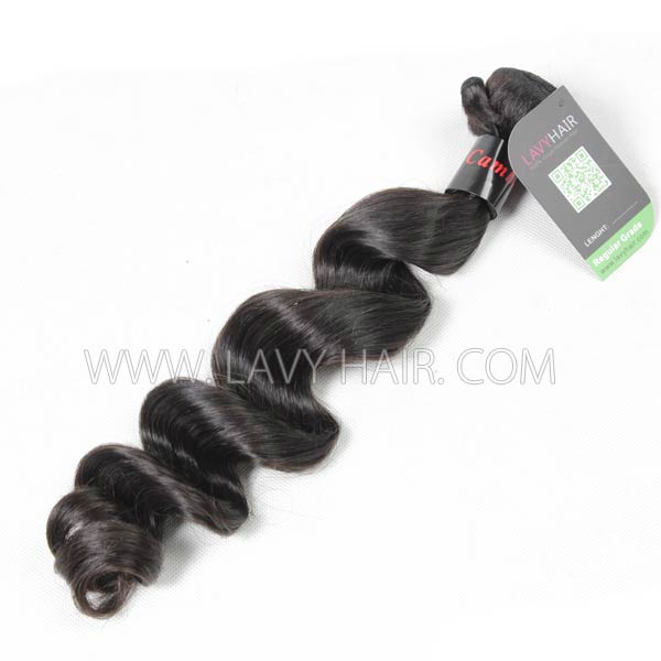 Regular Grade 1 bundle Cambodian Loose Wave Virgin Human hair extensions