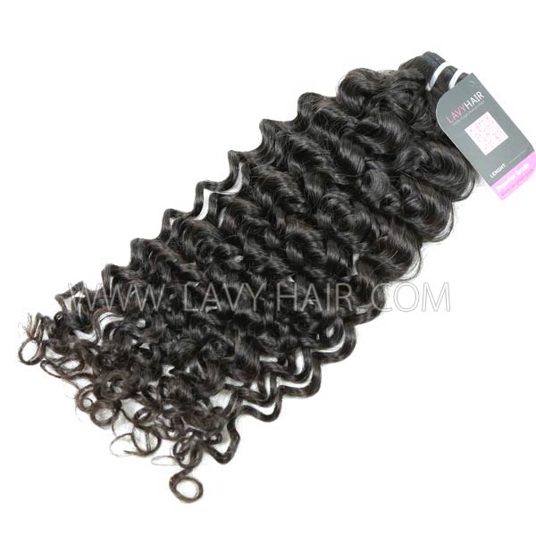 Superior Grade 1 Bundle Malaysian Italian Curly Virgin Human Hair Extensions