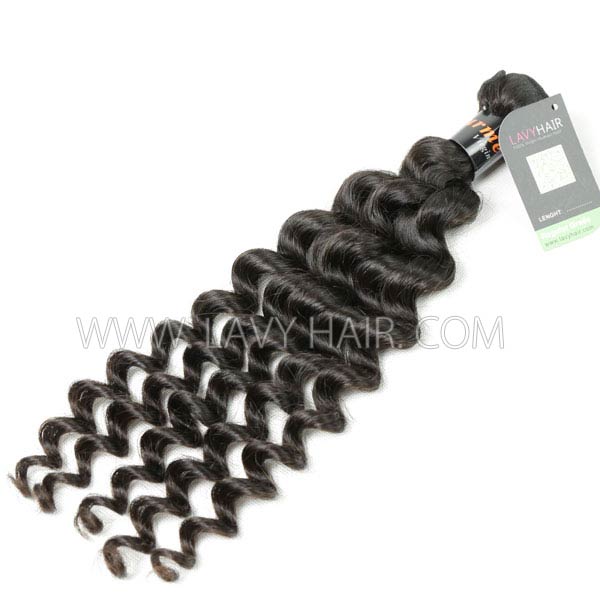Regular Grade 1 Bundle Burmese Deep Wave Virgin Human Hair Extensions