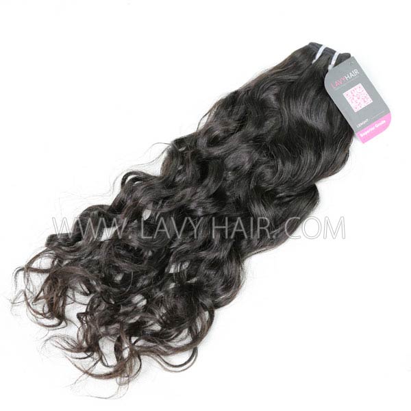 Superior Grade 1 bundle Burmese natural wave Virgin Human hair extensions