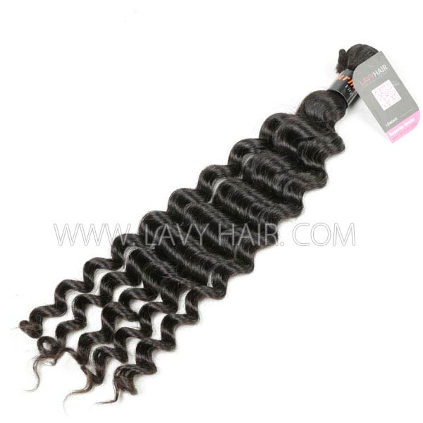 Superior Grade 1 Bundle Burmese Deep Wave Virgin Human Hair Extensions