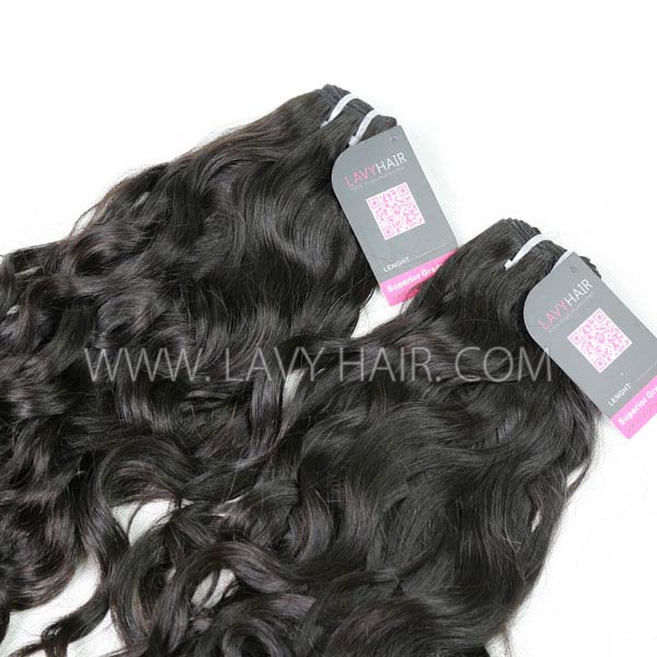Superior Grade 1 bundle Burmese natural wave Virgin Human hair extensions