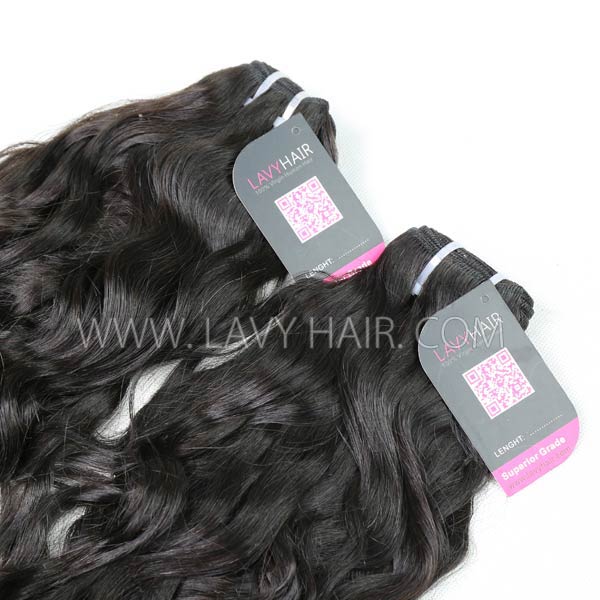 Superior Grade 1 bundle Mongolian Natural Wave Virgin Human Hair Extensions