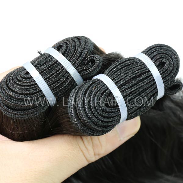 Superior Grade 1 bundle Mongolian Natural Wave Virgin Human Hair Extensions