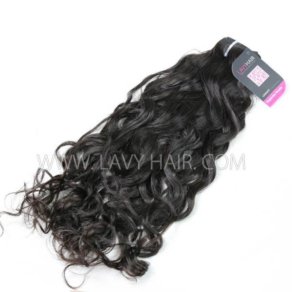 Superior Grade 1 bundle Mongolian Natural Wave Virgin Human Hair Extensions