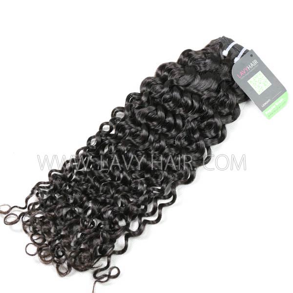 Regular Grade 1 Bundle Mongolian Italian Curly Virgin Human Hair Extensions
