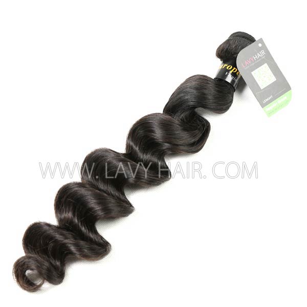 Regular Grade 1 bundle European Loose Wave Virgin Human hair extensions