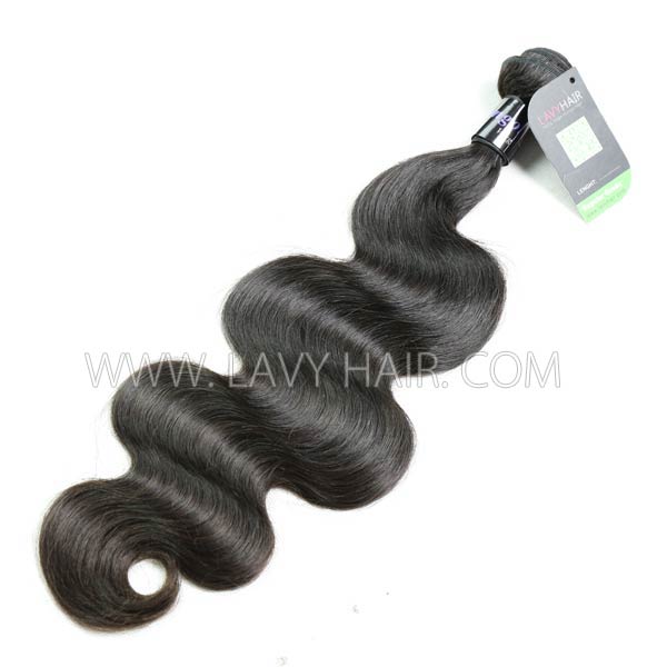 Regular Grade 1 bundle Mongolian Body Wave Virgin Human hair extensions