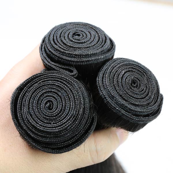 Regular Grade 1 bundle Mongolian Body Wave Virgin Human hair extensions