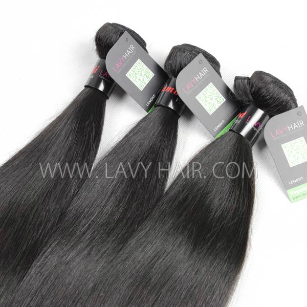 Regular Grade 1 bundle Cambodian Straight Virgin Human hair extensions