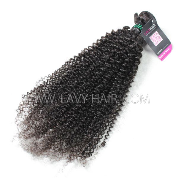 Advanced Grade 3 bundles with 4*4 5*5 lace closure Deal Kinky Curly Hair Transparent /HD Lace Brazilian Peruvian Malaysian Indian