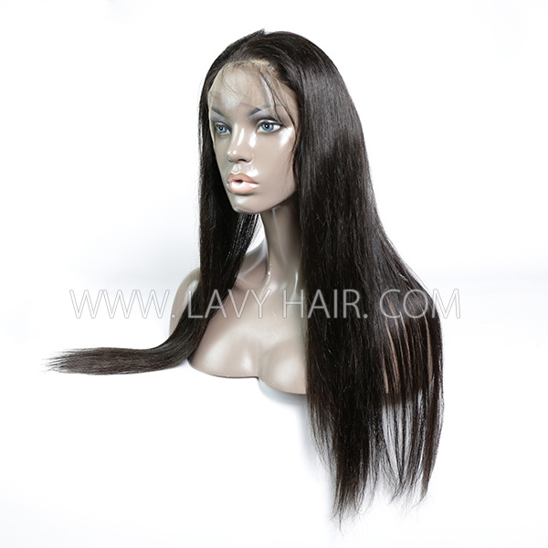 Superior Grade #1B Color HD Lace 360 Lace Frontal With Cap Human hair Swiss lace