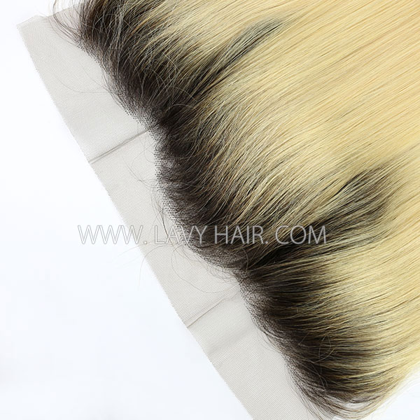 #1b/613 Ear to ear 13x4 Lace Frontal Straight Human hair