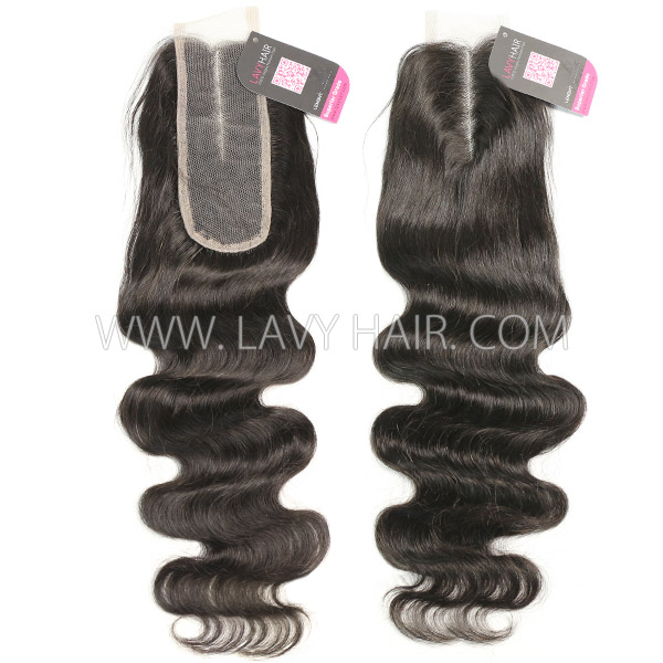 Superior Grade Top Quality 2*6" Lace Closure Transparent Lace Kim-Kay Closure Swiss lace Middle Part