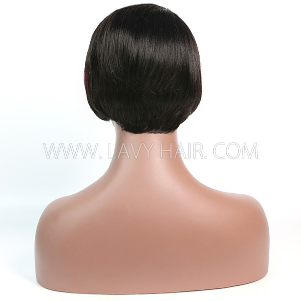 150% Density Bob Wig Straight Hair Human Hair RE2W-031 1B-99J