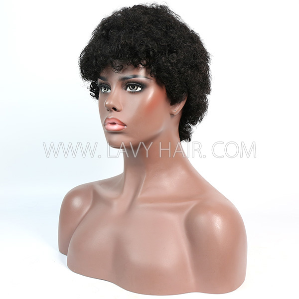150% Density Bob Curly Human Hair RF2CS-052