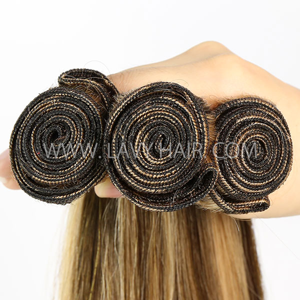 Color p4/27 Straight Hair Human Virgin Hair 1 Bundle