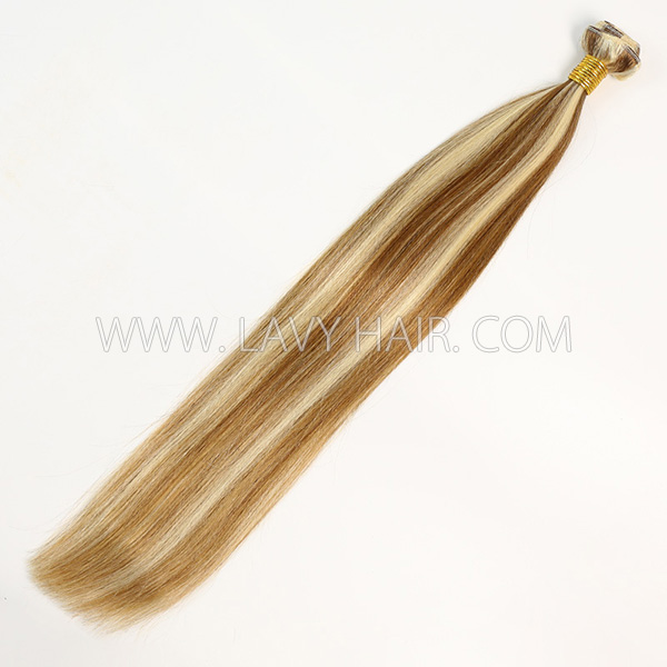 Color p8/613 Straight Hair Human Virgin Hair 1 Bundle