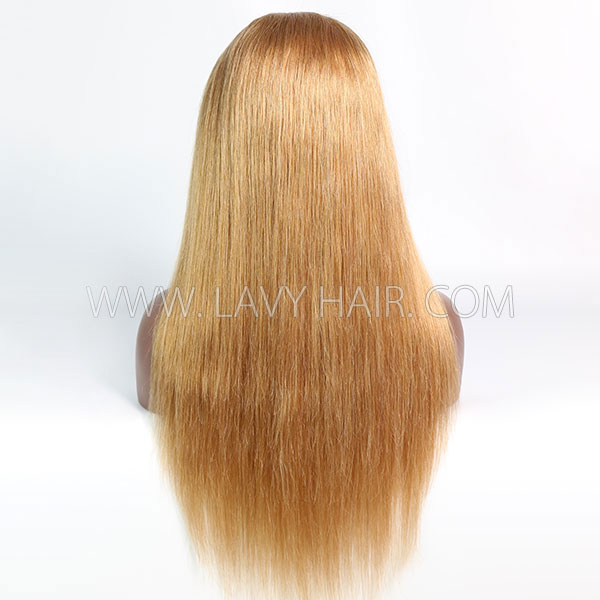 Color 10 Lace Closure 4*4 With Bundles Sewing Wigs Straight Human hair