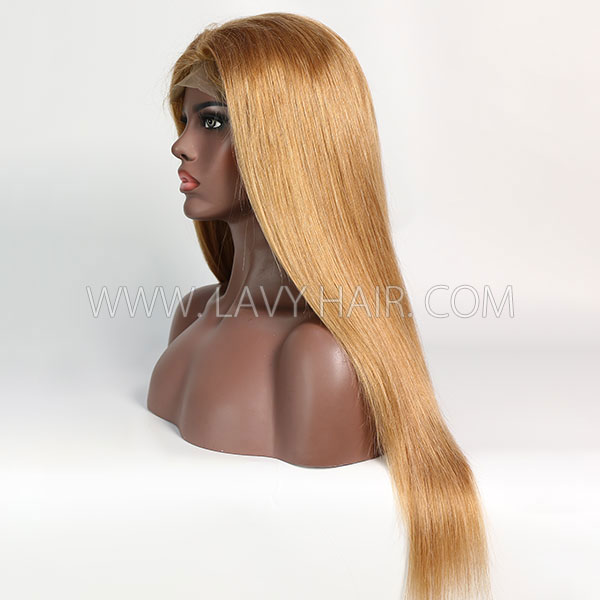 Color 10 Lace Closure 4*4 With Bundles Sewing Wigs Straight Human hair