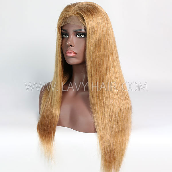 Color 10 Lace Closure 4*4 With Bundles Sewing Wigs Straight Human hair