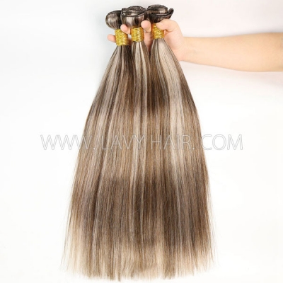 Color p4/18 Straight Hair Human Virgin Hair 1 Bundle