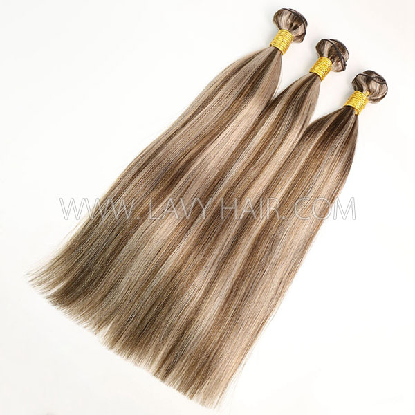 Color p4/18 Straight Hair Human Virgin Hair 1 Bundle