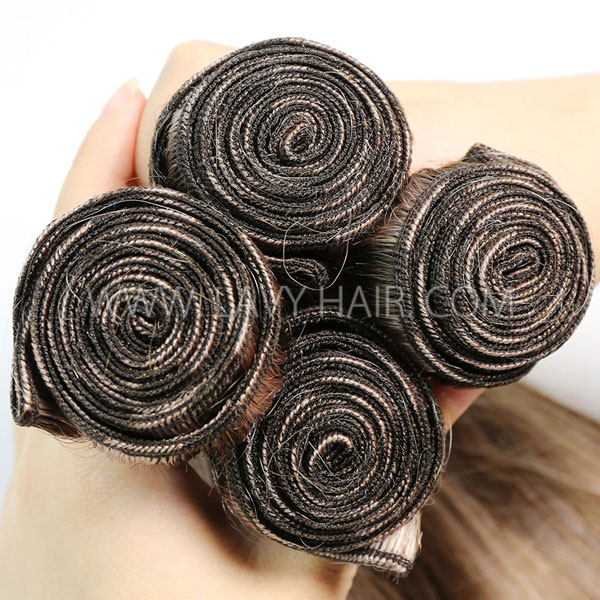 Color p4/18 Straight Hair Human Virgin Hair 1 Bundle