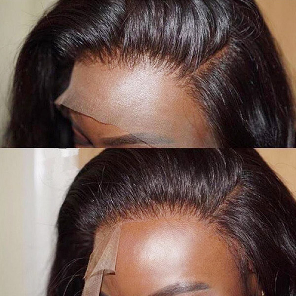 300% Density Body Wave Lace Frontal Wigs Human Hair