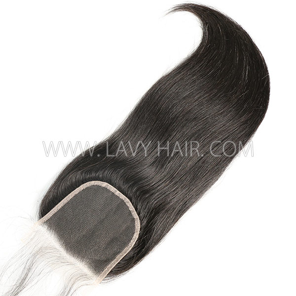 HD Lace Human Hair 4*4 Medium Brown Lace Closure