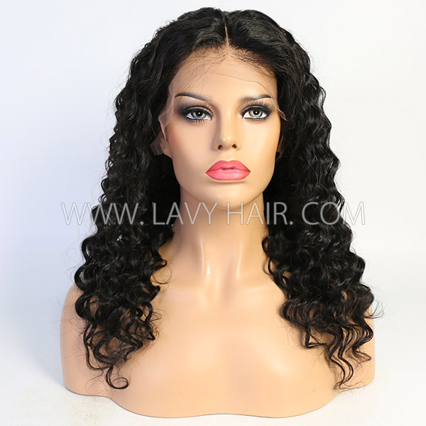 1B Natural Color Lace Wig Aesthetic Wavy Customize Only 7 Days 180lfw-17A13