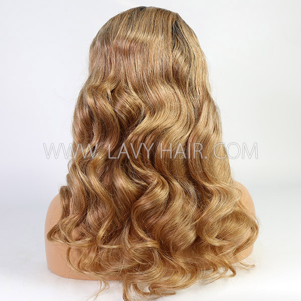 Fashion Wavy Wig Ombre Color Customize 7 Working Days Only 130lfw-03A8