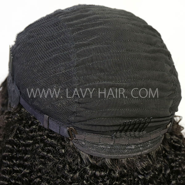 (New update)12-30 inches Kinky Curly U part / V part Wig 150% & 200% Density 100% Human Hair Afro Curly Half Wig