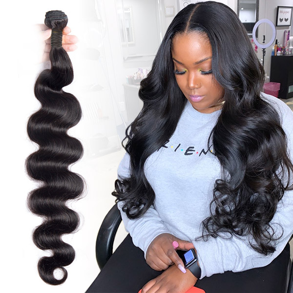 12-40 inch Superior Grade 1 bundle body wave Virgin Human hair extensions Brazilian Peruvian Malaysian Indian European Cambodian Burmese Mongolian